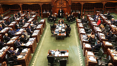 Legislative Assembly of Ontario's House chamber